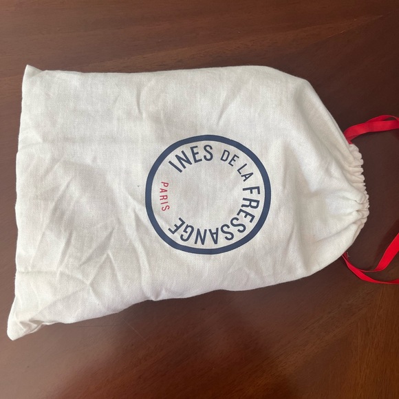 Ines de La Fressange red handbag - Picture 2 of 3